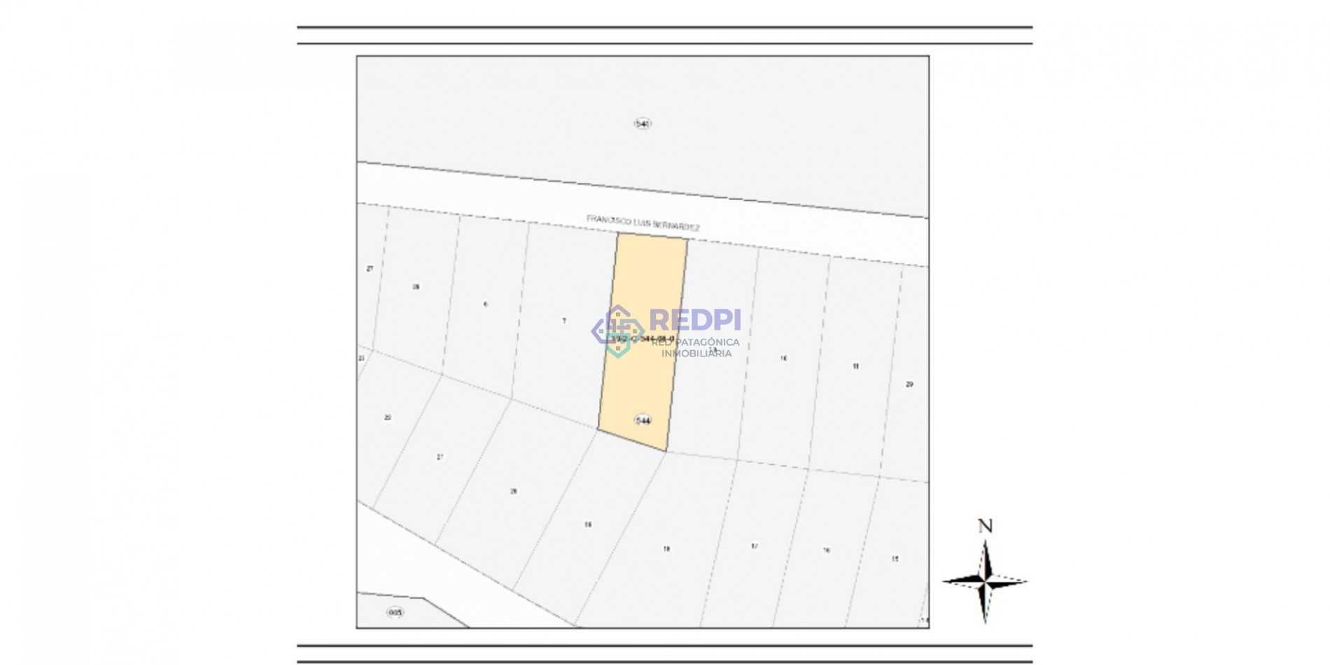 Lote en ladera Norte del Cerro Otto 