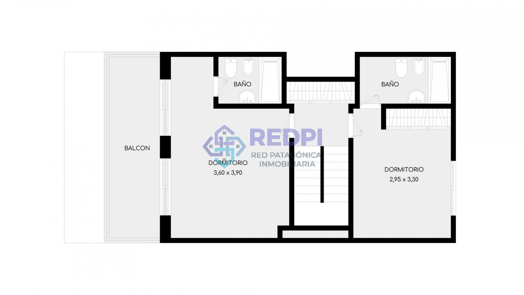 Semipiso en el centro de Bariloche duplex 2 suites con vista apto credito hipotecario 
