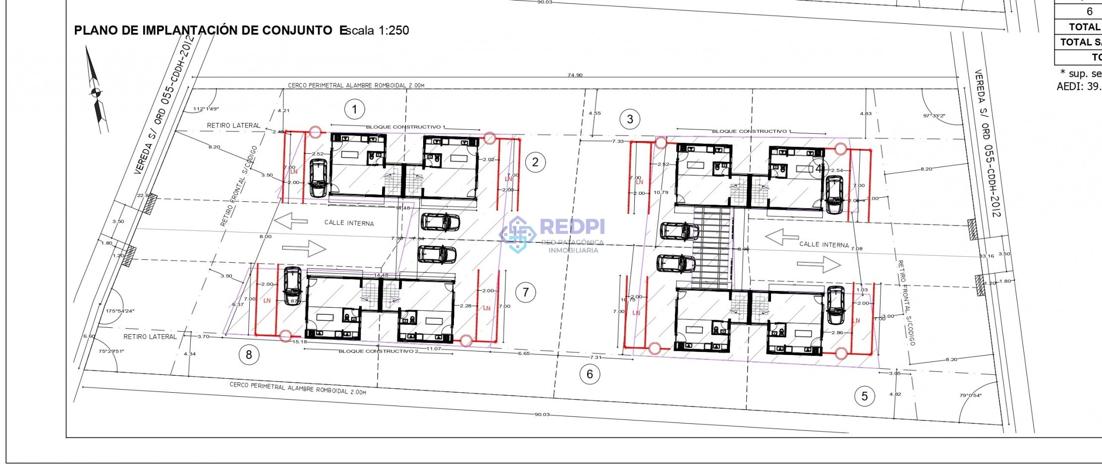 Lotes con proyecto aprobado, Tambo Viejo, Dina Huapi