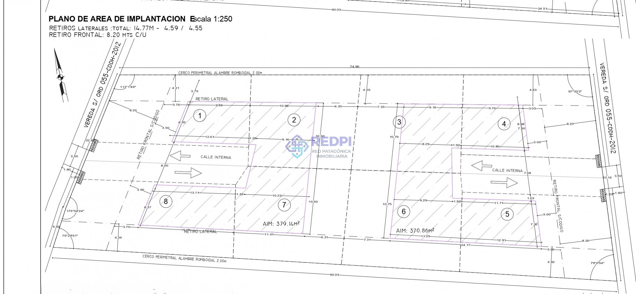 Lotes con proyecto aprobado, Tambo Viejo, Dina Huapi