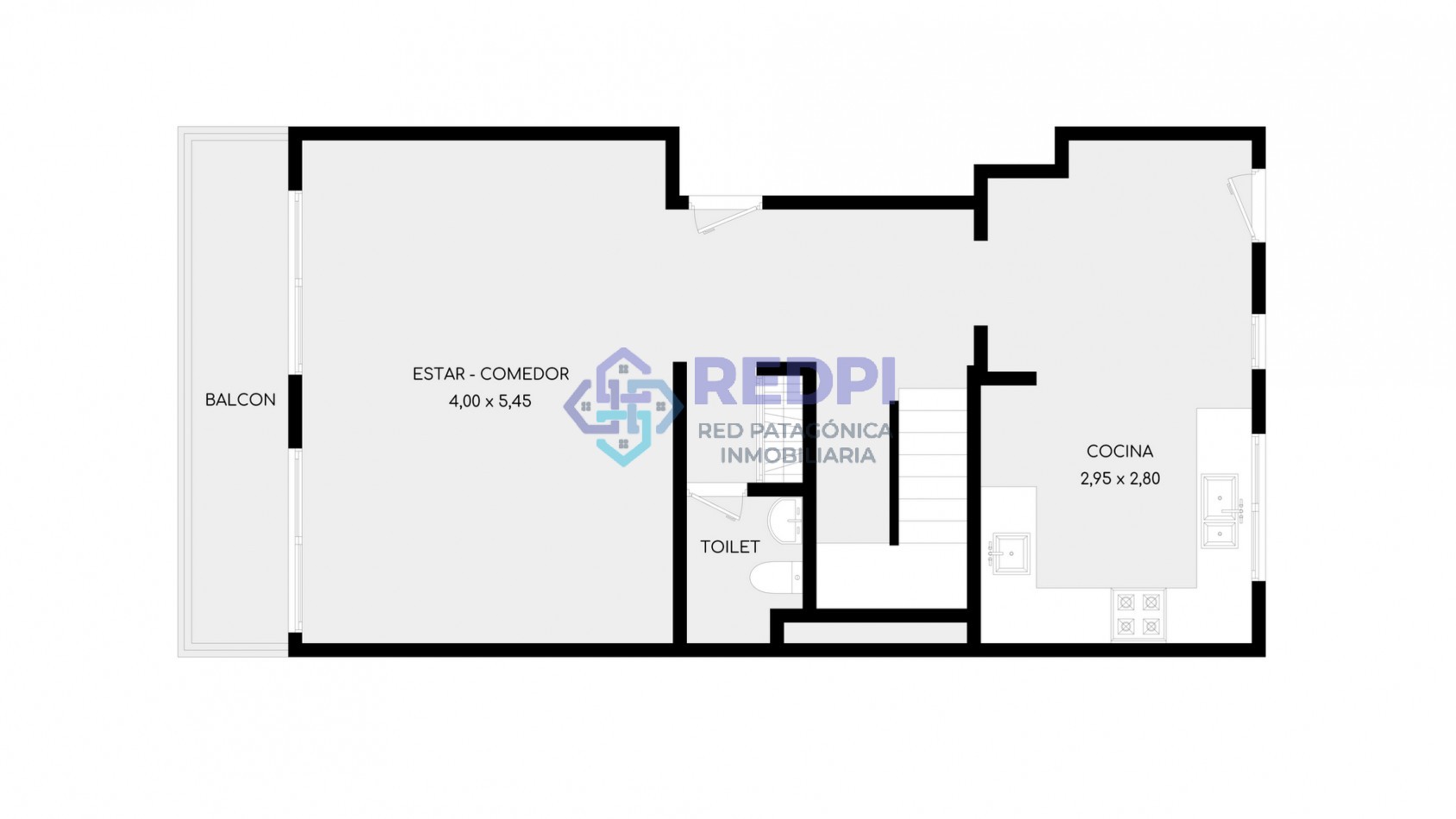 Semipiso en el centro de Bariloche duplex 2 suites con vista apto credito hipotecario 